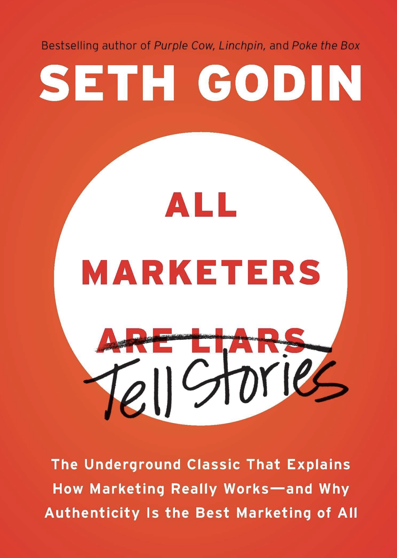 All Marketers Are Liars The Underground Classic That Explains How Marketing Really Works and Why Authenticity Is the Best Marketing of All by Seth Godin