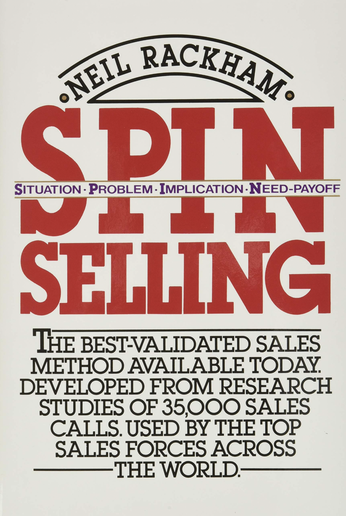 Spin Selling: The Best-Validated Sales Method Available Today by Neil Rackham